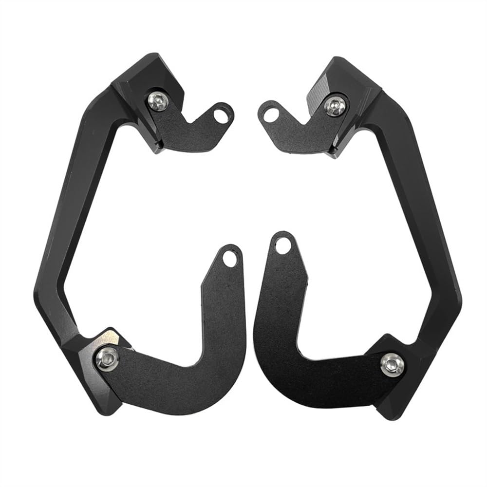 FICNNVJH Motorrad-Beifahrerarmlehne Für H&ONDA CB650R CBR650R 2019-2020 Passagier Hinten Sitz Haltegriff Hand Schiene Lenker CNC Gefräste Motorrad Teile CB CBR 650R(Black10) von FICNNVJH