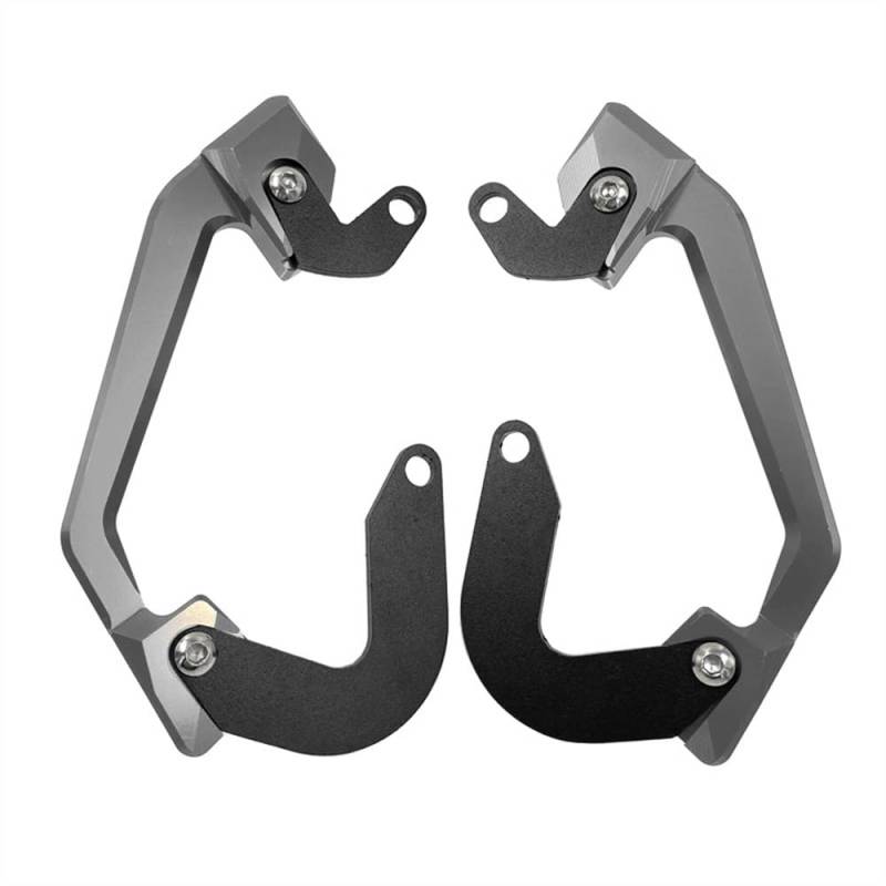 FICNNVJH Motorrad-Beifahrerarmlehne Für H&ONDA CB650R CBR650R 2019-2020 Passagier Hinten Sitz Haltegriff Hand Schiene Lenker CNC Gefräste Motorrad Teile CB CBR 650R(TITANIUM24) von FICNNVJH