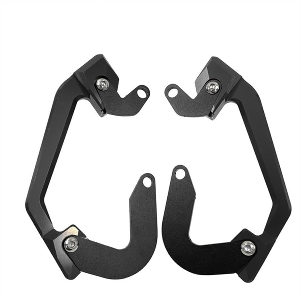 FICNNVJH Motorrad-Beifahrerarmlehne Motorrad Hinten Passagier Sozius Sitz Haltegriff Bar Hand Schiene Armlehne Für H&ONDA CB 650R CBR 650R CB650R CBR650R 2019 2020(Black10) von FICNNVJH