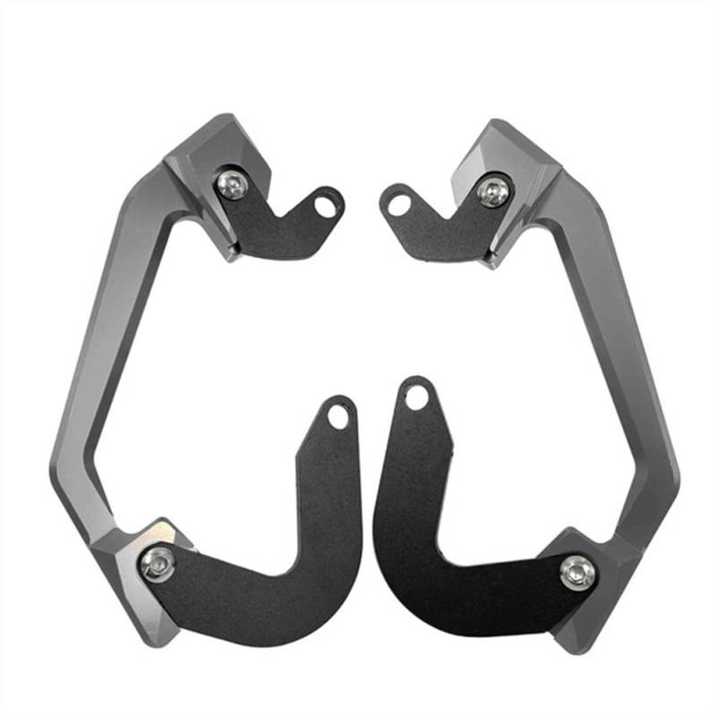 FICNNVJH Motorrad-Beifahrerarmlehne Motorrad Hinten Passagier Sozius Sitz Haltegriff Bar Hand Schiene Armlehne Für H&ONDA CB650R CBR650R CB 650R CBR 650R 2019 2020(Titanium2) von FICNNVJH