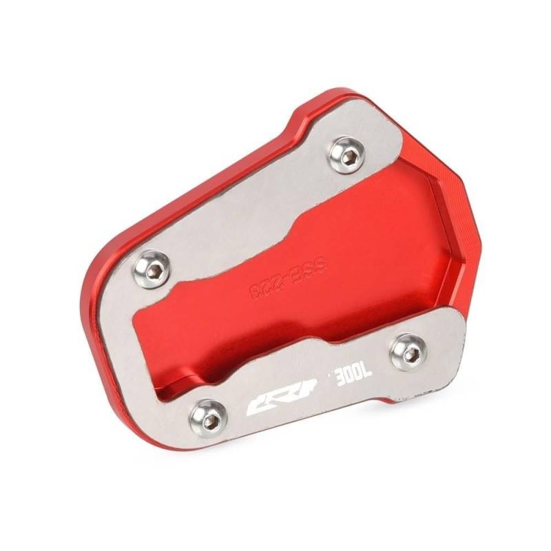 FICNNVJH Motorrad-Seitenständerpolster Für H&ONDA CRF300L CRF300 CRF 300 L 300L Rally 2021 2022 2023 Motorrad Fuß Seite Stehen Enlarger Verlängerung Kickstand Platte Pad(CRF300L logo-01) von FICNNVJH