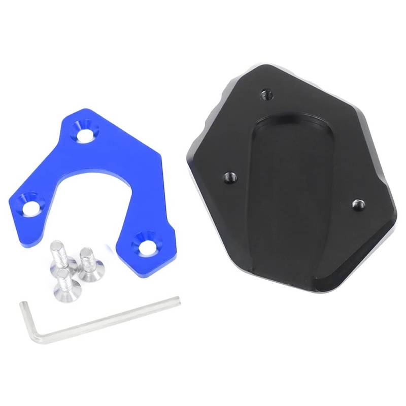 FICNNVJH Motorrad-Seitenständerpolster Für Y&AMAHA FJR1300 FJR 1300 FJR1300 2001-2019 Motorrad Kickstand Verlängerung Pad Fuß Seite Stehen Vergrößern Unterstützung Platte(2) von FICNNVJH