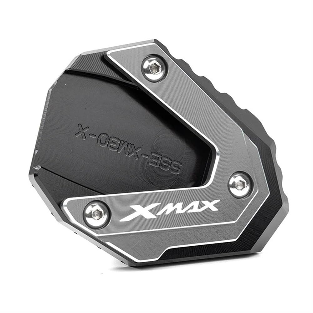 FICNNVJH Motorrad-Seitenständerpolster Für Y&AMAHA Xmax 125 250 300 XMAX300 XMAX250 2017-2023 2021 Motorrad Ständer Seite Stehen Enlarger Pad(10) von FICNNVJH