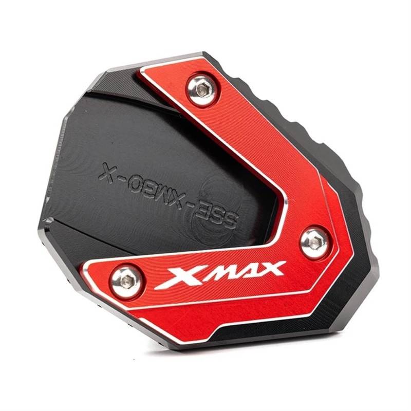 FICNNVJH Motorrad-Seitenständerpolster Für Y&AMAHA Xmax 125 250 300 XMAX300 XMAX250 2017-2023 2022 2021 Motorrad Ständer Seite Stehen Enlarger Pad(6) von FICNNVJH