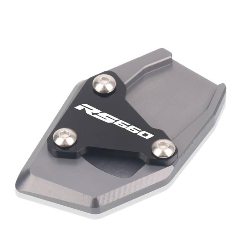 FICNNVJH Motorrad-Seitenständerpolster Motorrad CNC Aluminium Ständer Fuß Seite Ständer Verlängerung Pad Unterstützung Platte Für Aprilia RS660 RS 660 2020-2022 2021(39) von FICNNVJH