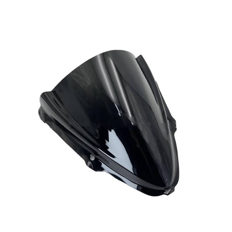 FICNNVJH Motorrad Windabweiser Für KA&WA&SAKI Für ZX-6R Für ZX6R Für ZX Für 6R 2024 Motorrad Frontscheibe Windschutz Schallwand Windabweiser(Black) von FICNNVJH