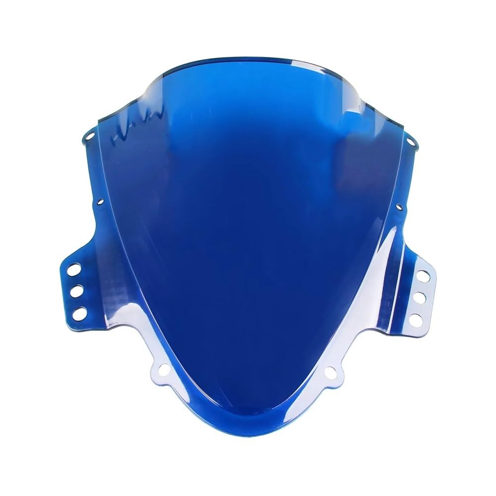 FICNNVJH Motorrad Windabweiser Für Suzuki GSXR 1000 GSX-R 1000 K5 2005 2006 Double Bubble Motorrad Windschutz Windschutz Schild Bildschirm Windschutz(Blue) von FICNNVJH