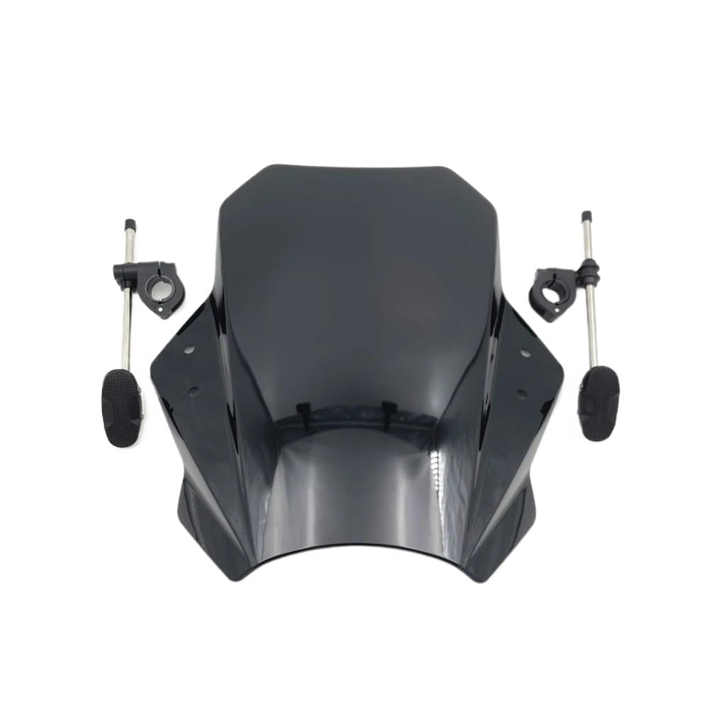 FICNNVJH Motorrad Windabweiser Für Y&AMAHA Für XV950 Motorrad Windschutzscheibe Deflektor Variable Windschutzscheibe Spoiler Verlängerung Für XV950R Für XV 950 950R(Black) von FICNNVJH