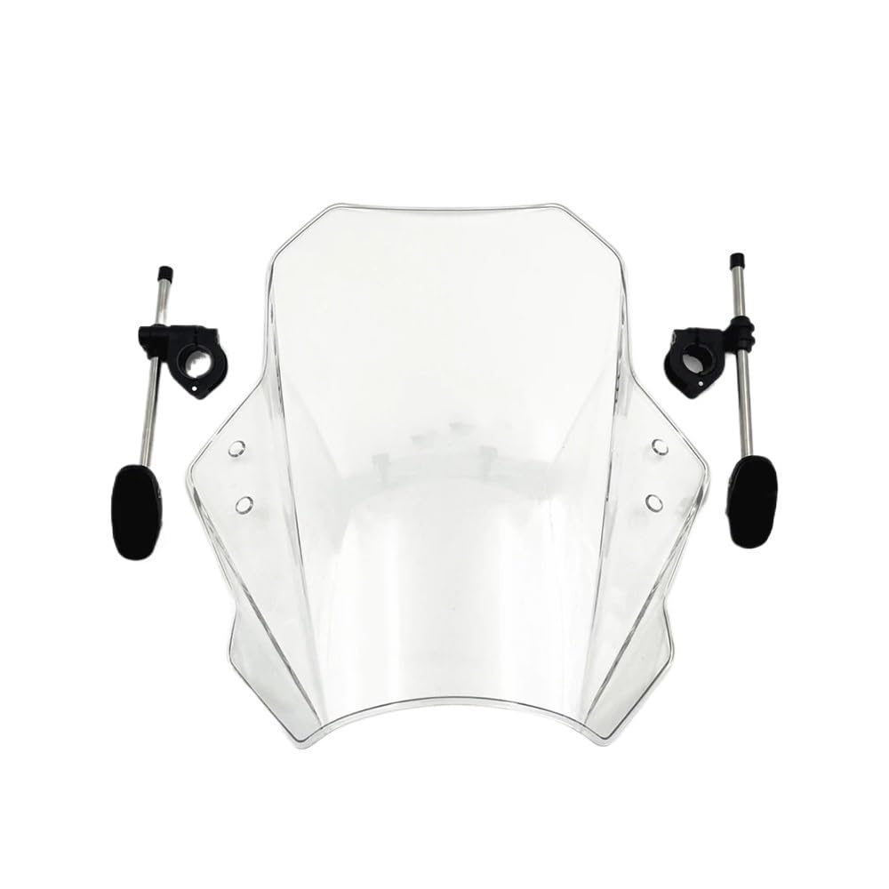 FICNNVJH Motorrad Windabweiser Für Y&AMAHA Für XV950 Motorrad Windschutzscheibe Deflektor Variable Windschutzscheibe Spoiler Verlängerung Für XV950R Für XV 950 950R(White) von FICNNVJH