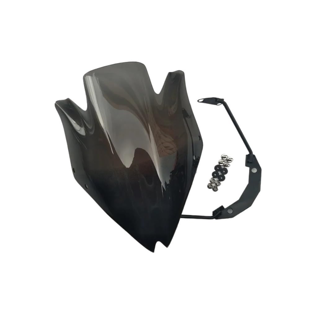 FICNNVJH Motorrad Windabweiser Für Z750R 2007 2008 2009 2010 2011 2012 Wind Deflectore Spoiler Für KA&WA&SAKI Für Z750 Windschutzscheibe Windschutz(Smoke Black) von FICNNVJH