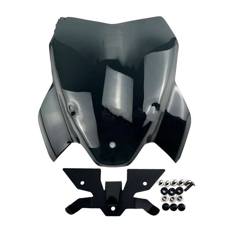 FICNNVJH Motorrad Windabweiser Motorrad Sport Windschutz Windschutz Visier Deflektor Für B&MW Für S1000R 2021 2022 2023 Für S1000r 2023 S Für 1000R 21-23(Black (with Bracket)) von FICNNVJH