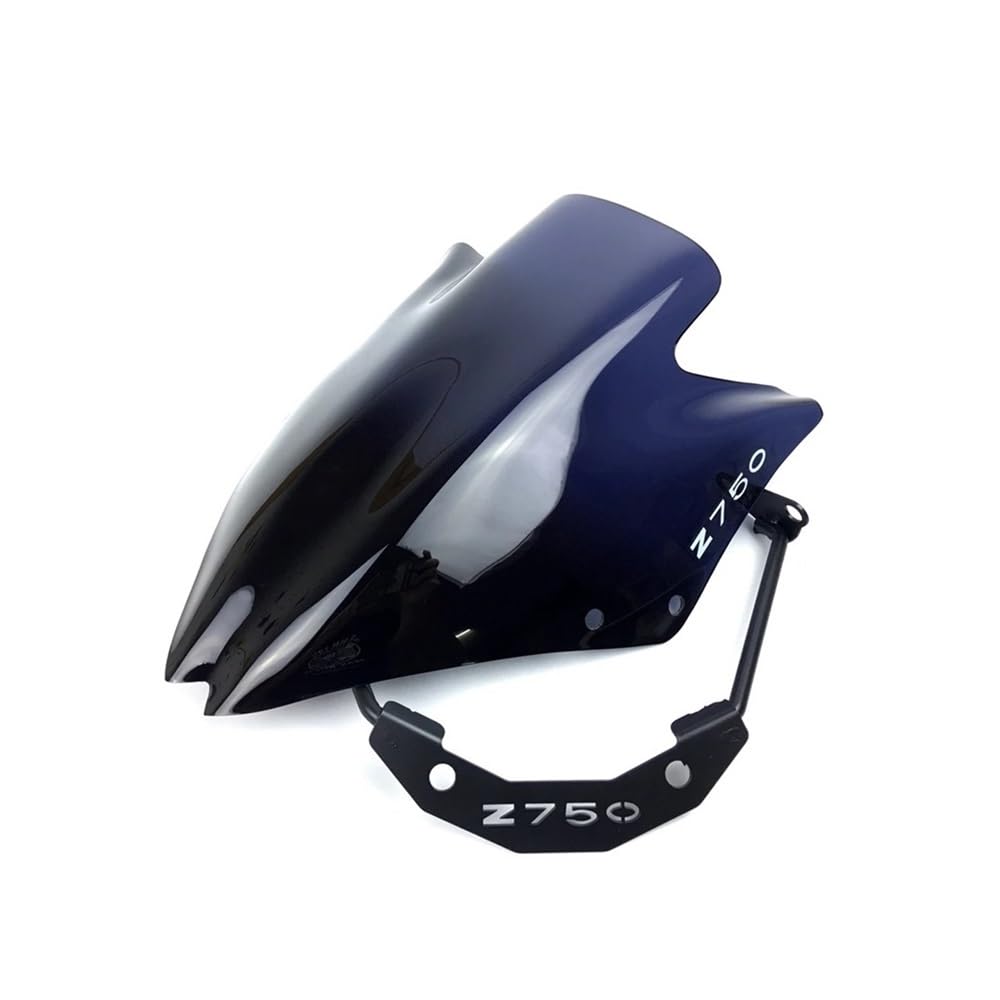 FICNNVJH Motorrad Windabweiser Motorrad Windschutzscheibe Windschutz Halterung Für KA&WA&SAKI Für Z750 Für Z750R Für Z 750 2007 2008 2009 2010 2011 2012 von FICNNVJH