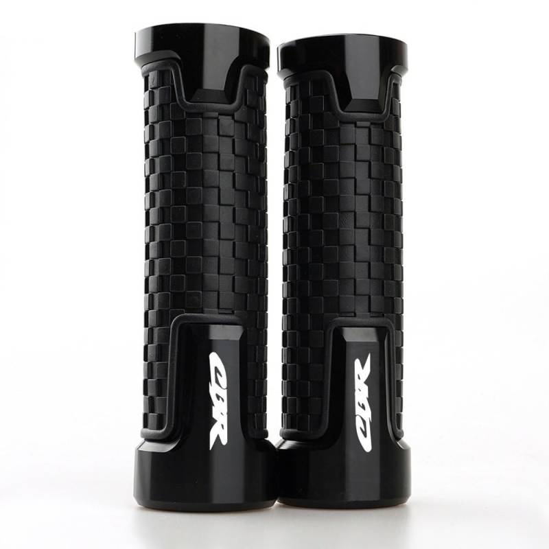 FICNNVJH Rutschfester Motorradgriff 7/8'' 22mm Universal Für H&ONDA CBR 600 F2 F3 F4 F4i CB599 CBR600RR CBR1000RR CB900RR Motorrad Lenker Griffe Griff Bar Grip(CBR Black) von FICNNVJH