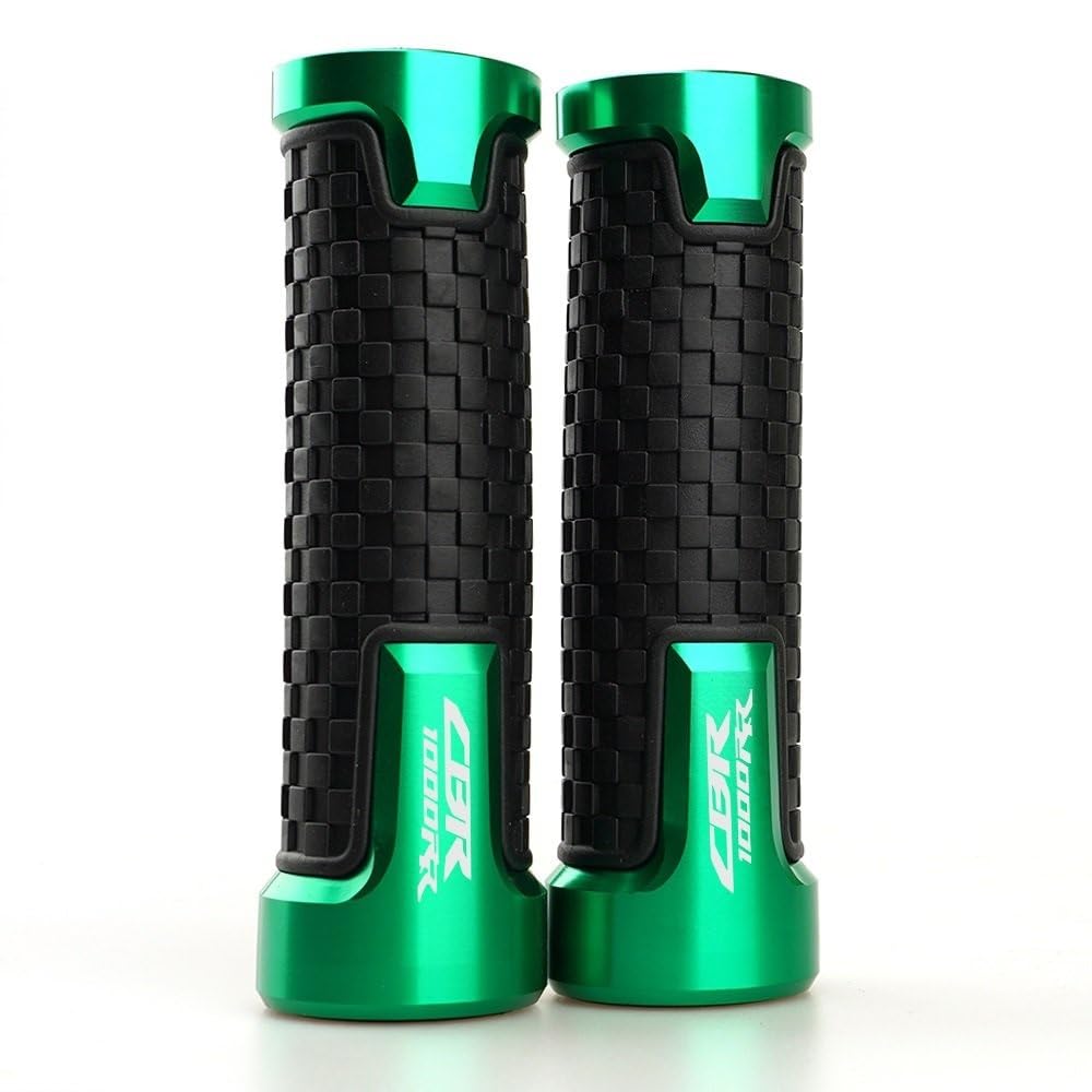 FICNNVJH Rutschfester Motorradgriff 7/8'' 22mm Universal Für H&ONDA CBR 600 F2 F3 F4 F4i CB599 CBR600RR CBR1000RR CB900RR Motorrad Lenker Griffe Griff Bar Grip(CBR1000RR Green) von FICNNVJH