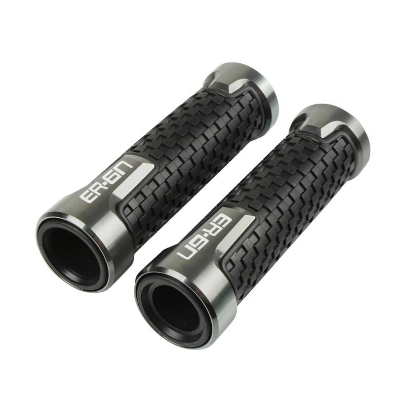 FICNNVJH Rutschfester Motorradgriff Für KA&WA&SAKI Ninja ER-6N ER6N ER 6N Universal 7/8 "22mm Motorrad CNC Aluminium Anti-Slip Griff Bar Lenker Handgriffe Enden(7) von FICNNVJH