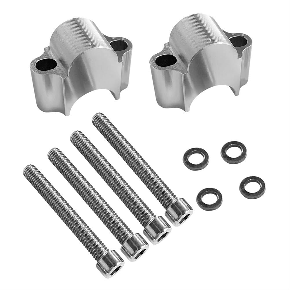 Lenkererhöhung Motorrad Universal CNC Aluminium Motorrad Lenker Riser Kit 8/11 Zoll Bar Klemmen 22/28mm Für B&MW Für Suzuki Für H&ONDA Für Y&AMAHA(22MM 1) von FICNNVJH