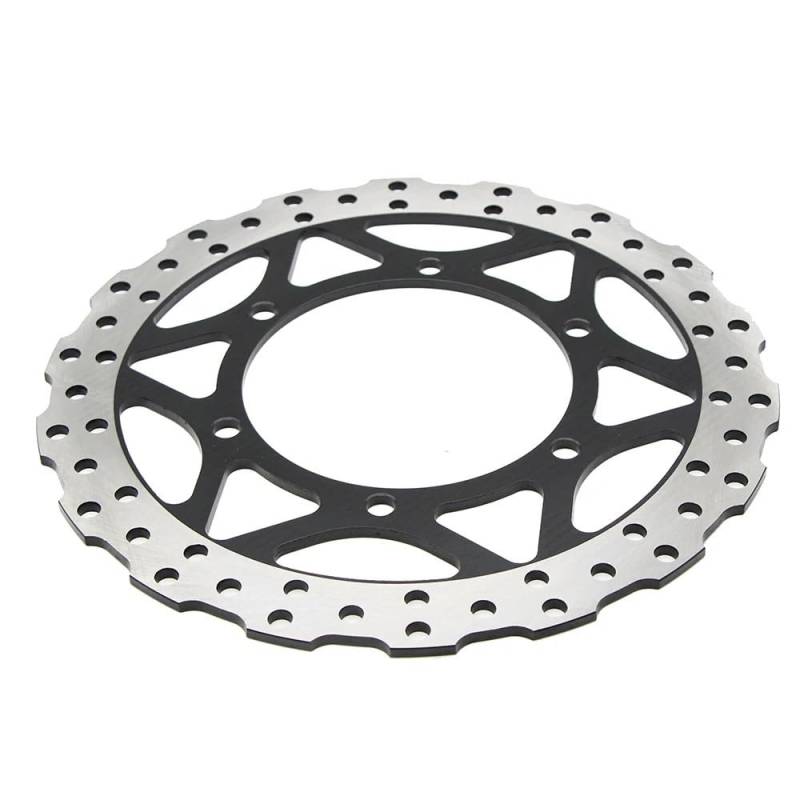 Motorrad-Bremsscheiben 290mm 220mm Motorrad Vorne Hinten Bremsscheibe Scheibenbremse Für Ninja 250R EX250 EX250R ABS 2008 2009 2010 2011 2012(Front Brake Disc) von FICNNVJH