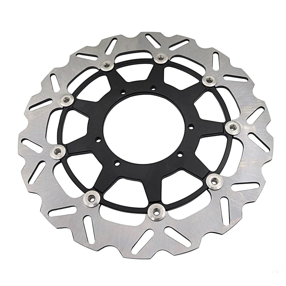 Motorrad-Bremsscheiben Motorrad 260mm 320MM Schwimmende Bremsscheibe Bremsscheibe Für CRF250R 450R 250RX 450RX 2004-2022 CR125 CR250 CRF CR 2002-2007(320MM black.) von FICNNVJH