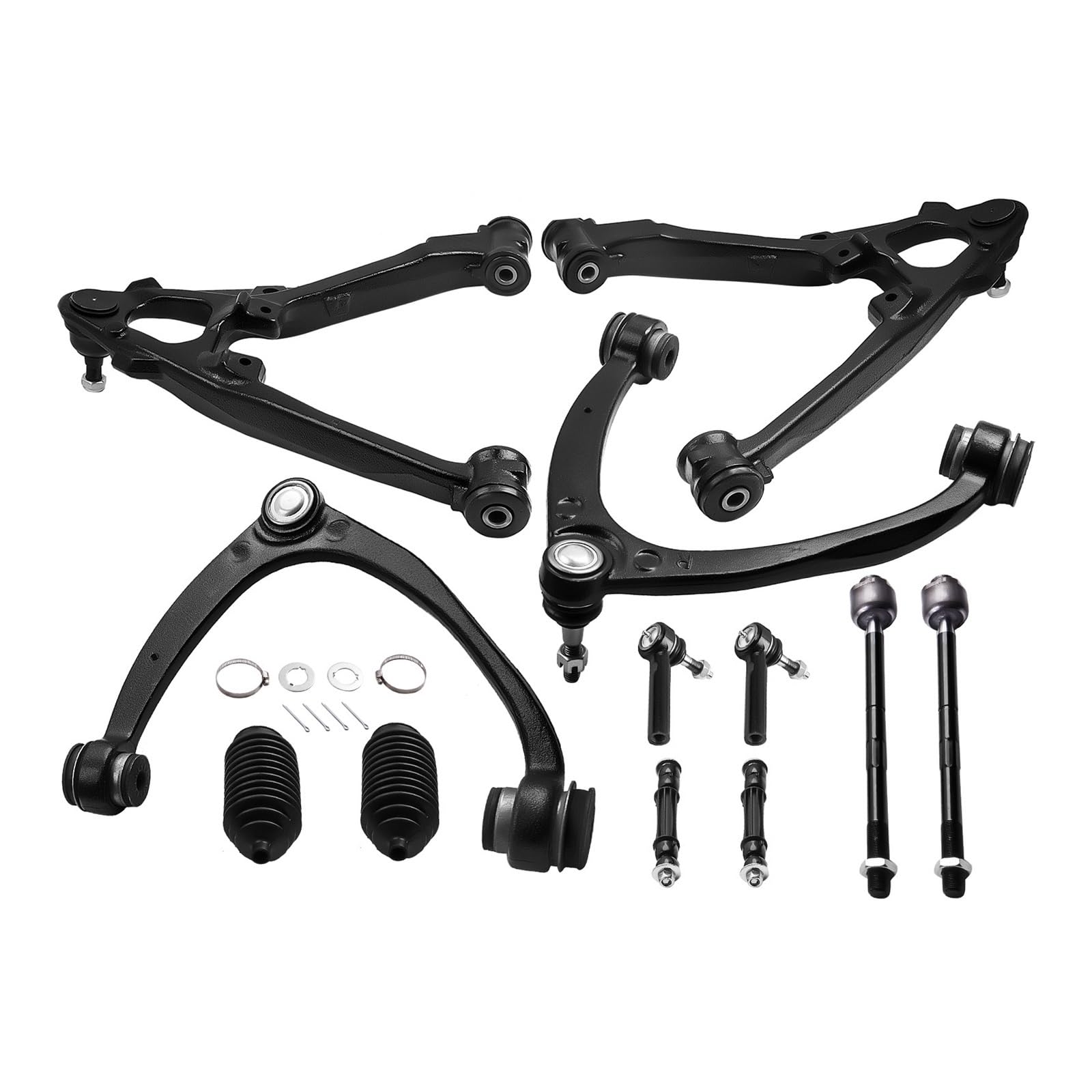 12 Pcs Driver & Passenger Front Lower Control Arm Assembly Compatible With GMC Yukon 2007-2013 MES800223 von FIDBNAOOD