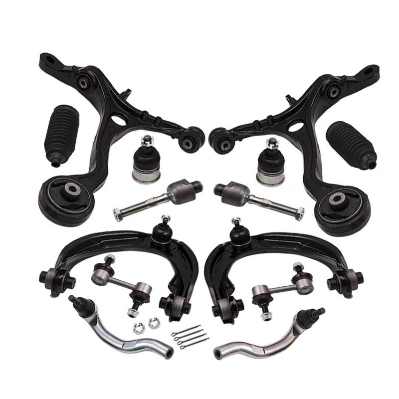 14Pc Front Upper & Lower Control Arm Suspension Kit Compatible With Accord Control Arm Suspension Kit 2008 2009-2012 von FIDBNAOOD