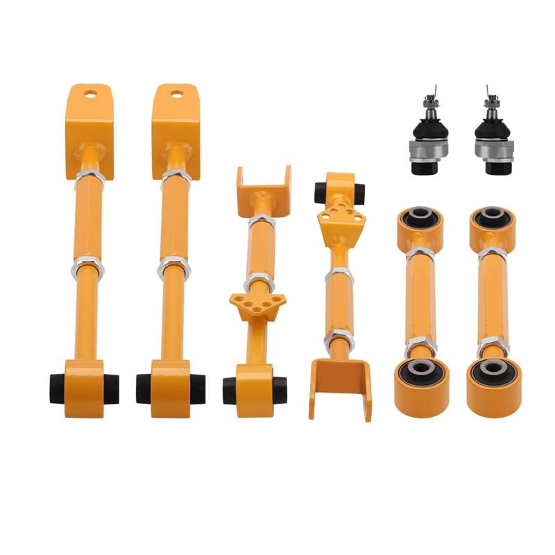 6 Pieces Adjustable Control Camber Arms Toe Kit w/Ball Joints Compatible With Acura TL 2009-2013 von FIDBNAOOD