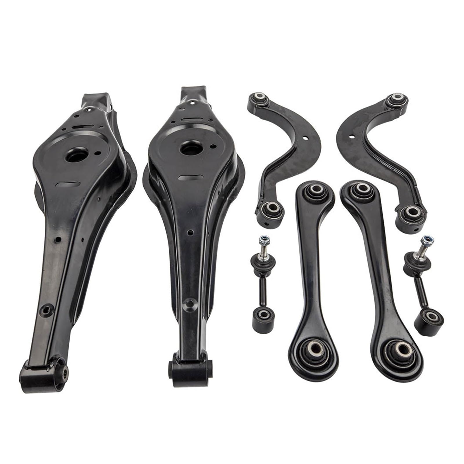 8pcs Rear Wishbone Control Arm Suspension Kit Compatible With VW Touran 1T1 1T2 Golf MK5 MK6 von FIDBNAOOD