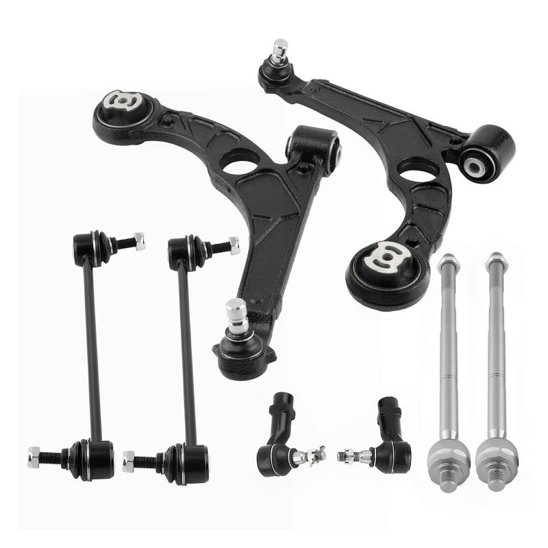 8x Front Lower Suspension Control Arm Sway Bars Tierods Compatible With Dodge Dart 2013-2016 von FIDBNAOOD