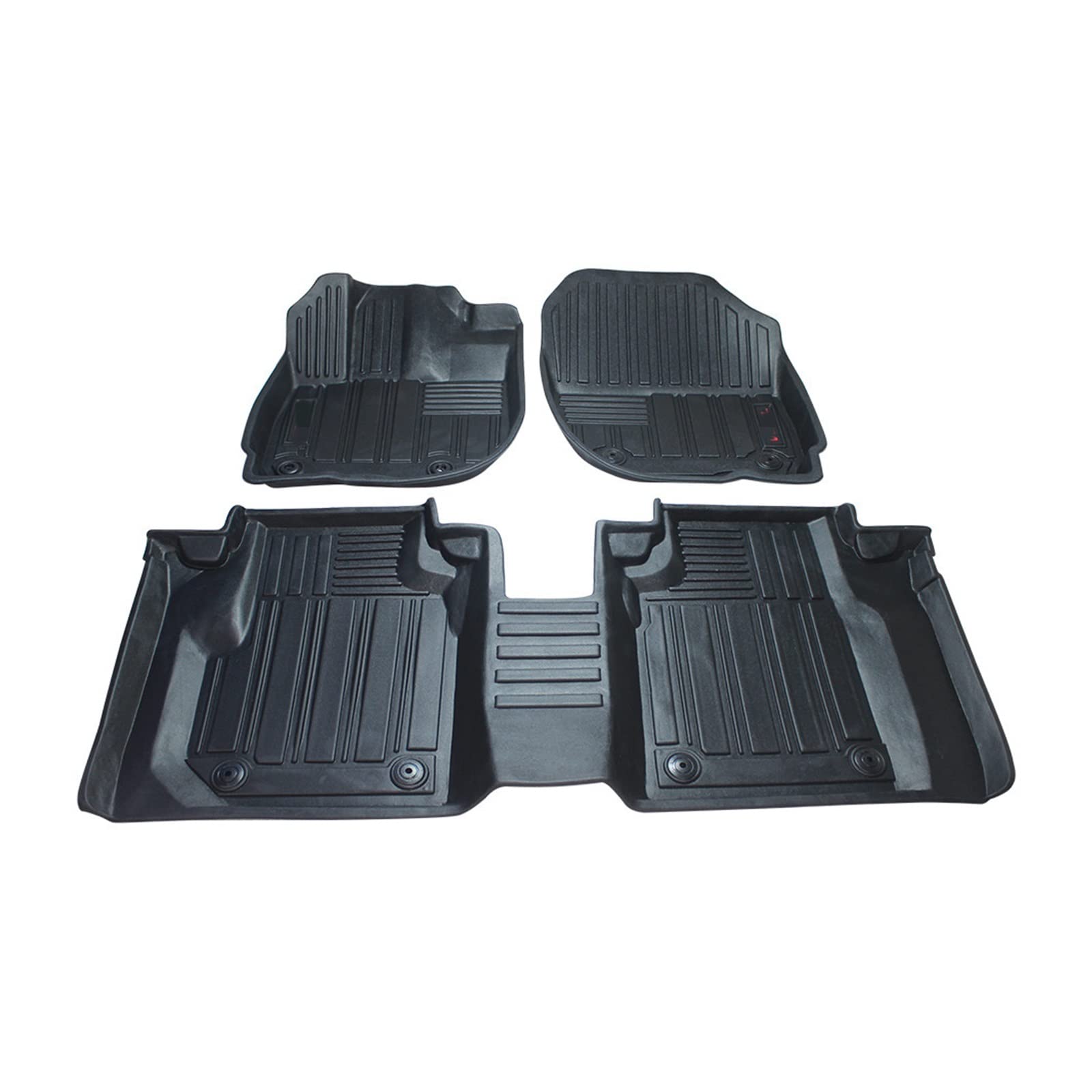 Compatible With Vezel/XR-V 2015+ 3D TPE Floor Mats Left Hand Drive Non-slip Black Food Pad Protective Carpet von FIDBNAOOD