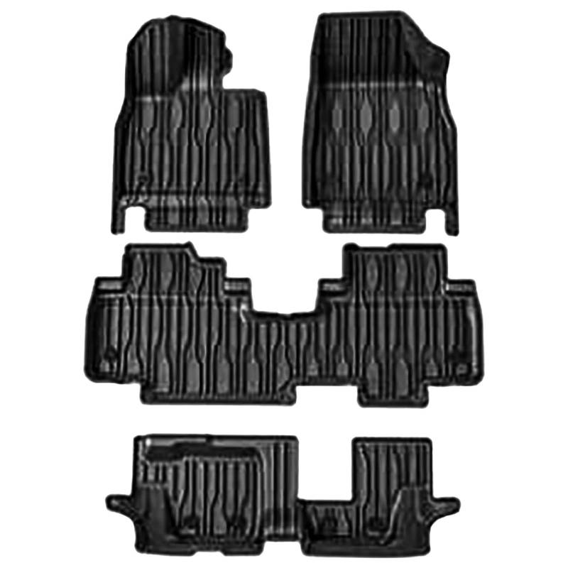 Kompatibel mit BYD TANG 7SEAT Fußmatten Kofferraumkissen Zubehör WP-Fußpolster TPE-Schutz Linkes Ruder(LHD 4PCS) von FIDBNAOOD