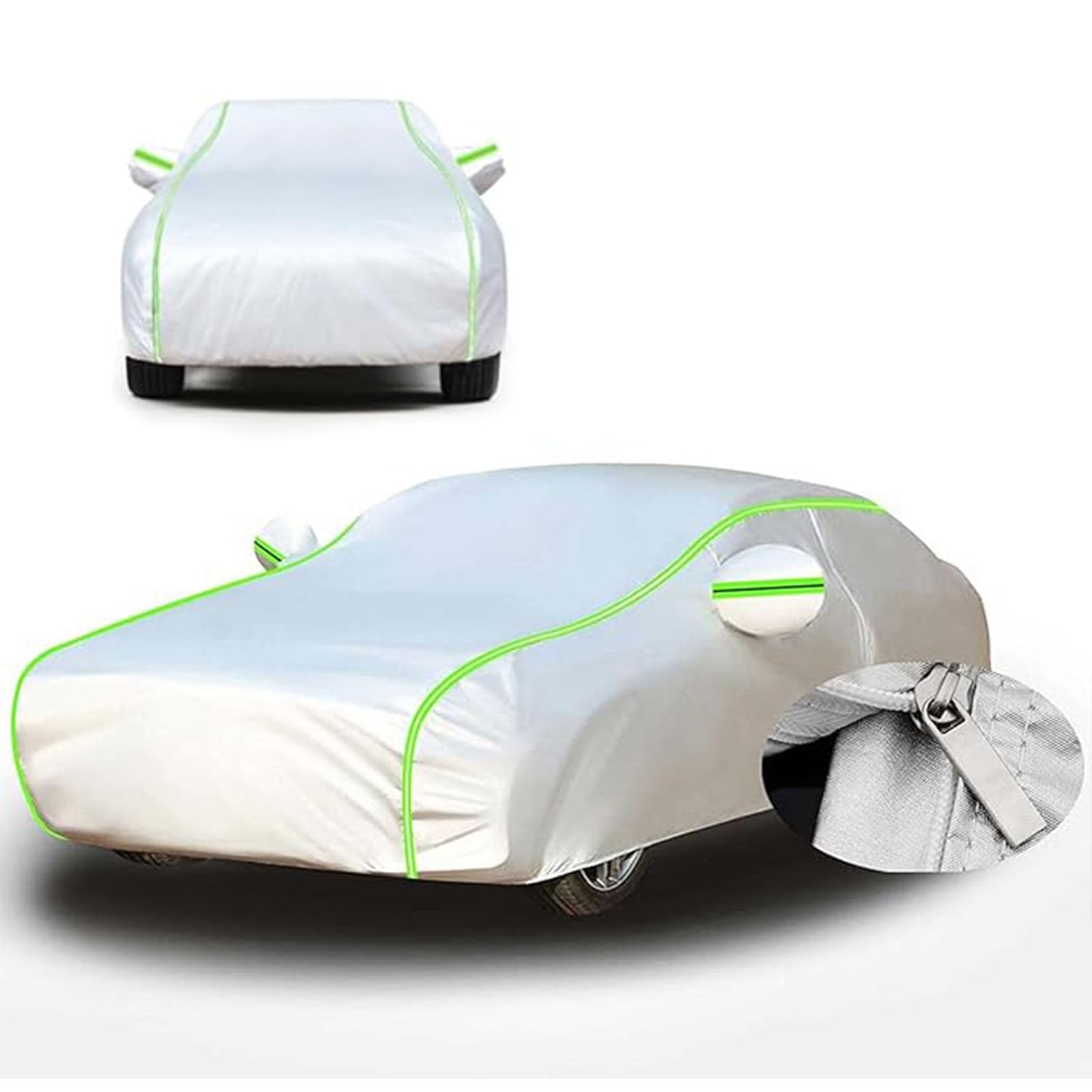 Autoabdeckung Winter für 𝖳𝗈𝗒𝗈𝗍𝖺 Rav4 2007-2013,Abdeckplane Wasserdicht Vollgarage Auto Abdeckplane Staubdicht Autohülle Car Cover von FIENZA