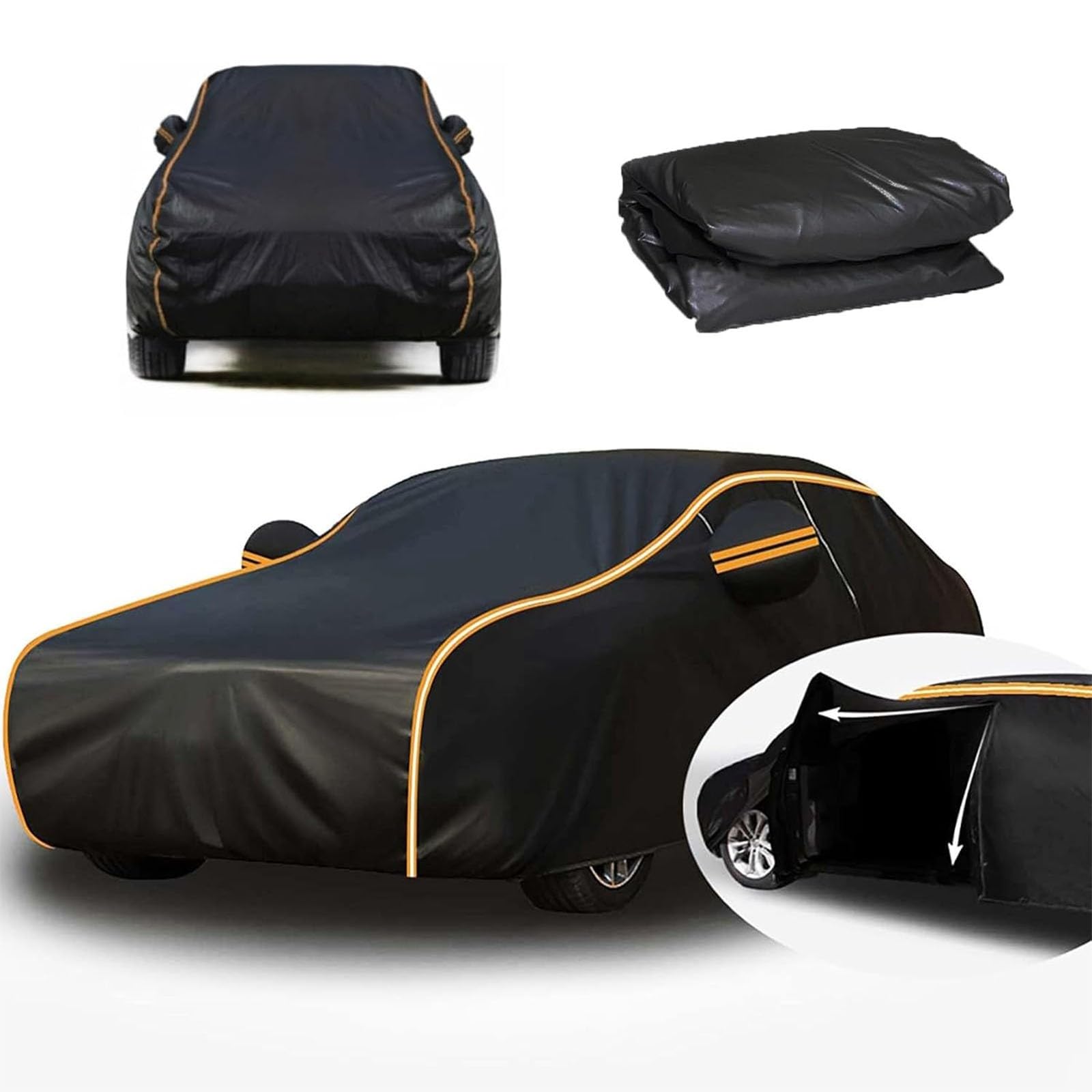 Regenfeste Autoabdeckung Outdoor für Volkswagen Golf 8 GTI,Draussen Sonnenschutz Winddicht Staubdicht Vollständige Außenabdeckungen Wasserdicht, Atmungsaktiv Regenfeste Autoabdeckung Outdoor für Volkswagen Golf 8 GTI,Draussen Sonnenschutz Winddicht Staubdicht Vollständige Außenabdeckungen Wasserdicht, Atmungsaktiv von FIENZA