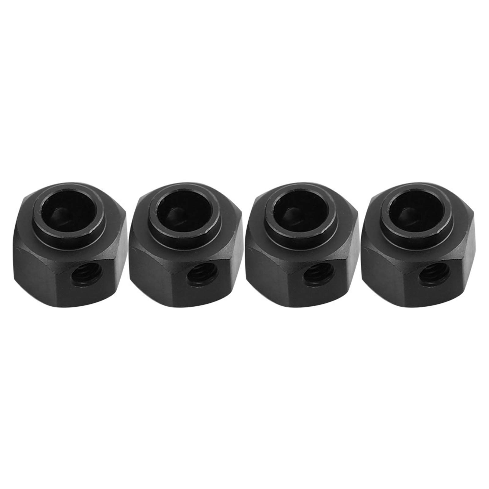 FILFEEL RC Car Wheels Verbreiterungsadapter Leichtes Upgrade für -4 D90 SCX10 1/10 Auto, Neuartiges Aussehen und Exquisite Verarbeitung (Black) von FILFEEL