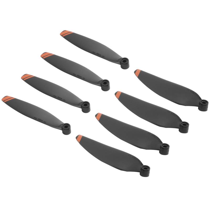 Stabiles Drohnen-Propeller-Set aus PC-Material für Mini 2 – 2 Paar Ersatzpropeller für eine Umweltfreundliche Nutzung (Orangefarbene Ränder) von FILFEEL