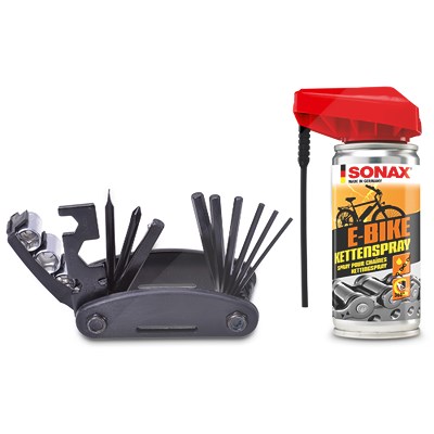 Filmer Fahrrad Multitool 15 in 1 + E Bike Kettenspray von FILMER