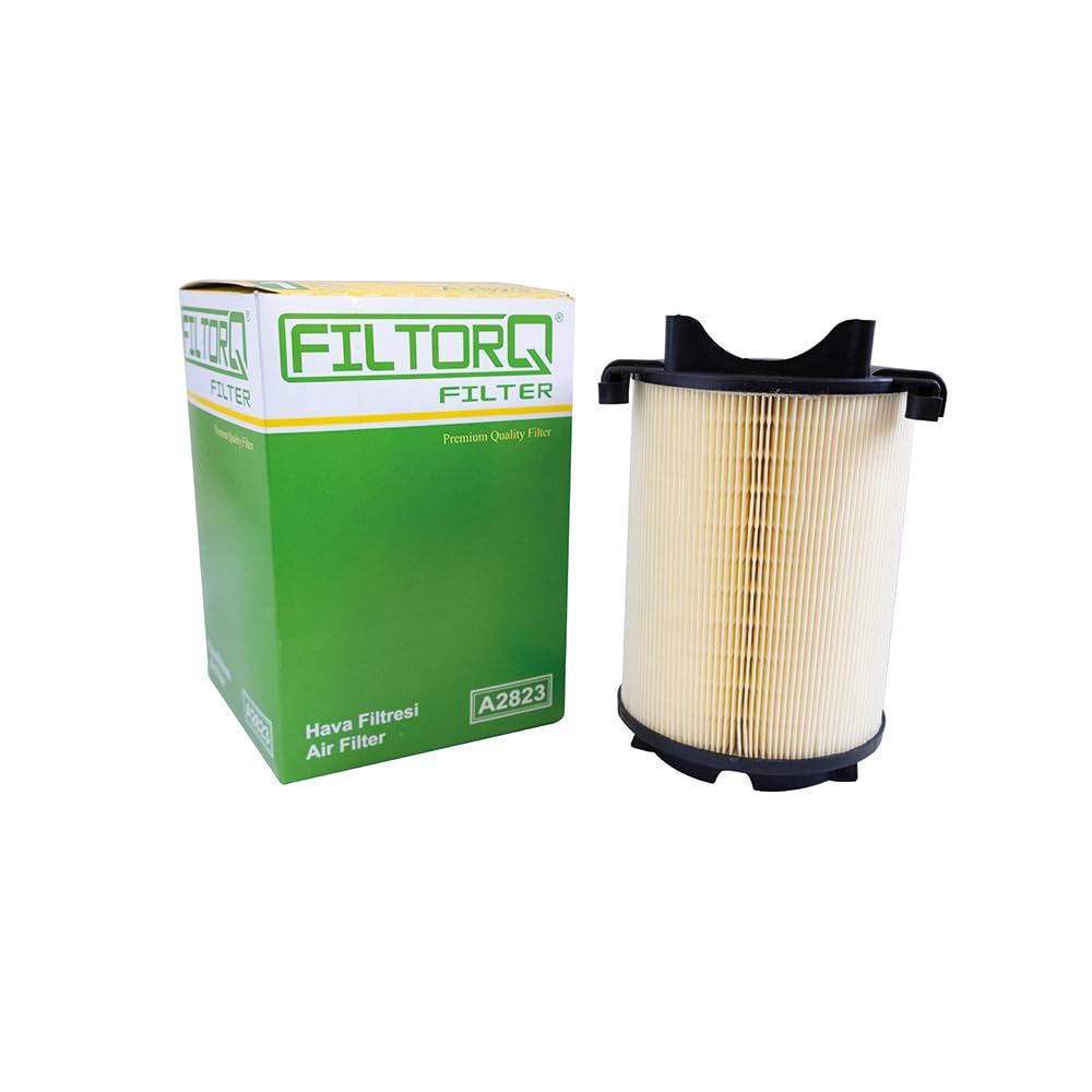 FILTORQ FILTER A 2823 Luftfilter – kompatibel für VW Golf 5/6, Jetta 3/4, Passat B6/B7, Caddy 3, Skoda Octavia 2, Audi A3 1.2 TSI 1.4 TSI 1.6 (CBZB, CBZA, CAXA, BGU, BSE, BSF, CCSA, CHGA, CMXA) von FILTORQ FILTER