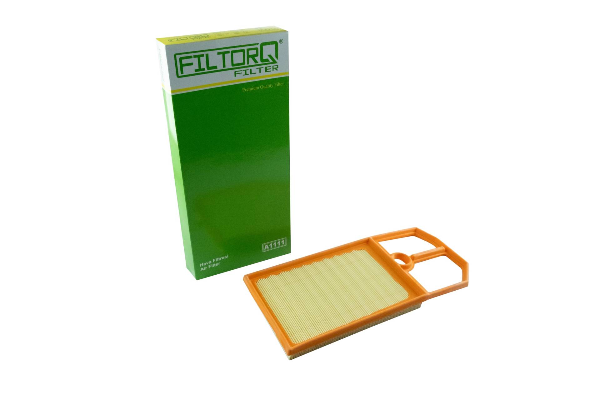 FILTORQ FILTER A1111 Luftfilter - Kompatibel für Volkswagen Polo 3, Golf 4, Caddy 2, Seat Ibıza 2/3/4, Skoda Octavia 1 (1.0/1.4/1.6) von FILTORQ FILTER