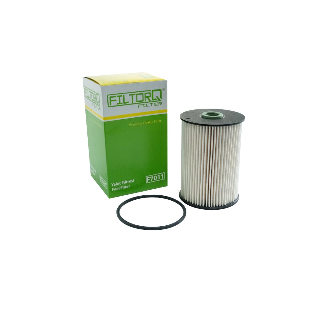 FILTORQ FILTER F 7011 Kraftstofffilter – Satz mit Dichtung/Dichtungssatz kompatibel für VW Golf 5/6, Caddy 3, Audi A3, Seat Leon 2, Skoda Octavia 2 1.6 TDI,1.9 TDI,2.0 TDI (CAYC,CAYB,BKC,BMN,BJB,BLS) von FILTORQ FILTER