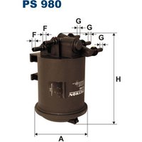 Kraftstofffilter FILTRON PS980 von Filtron