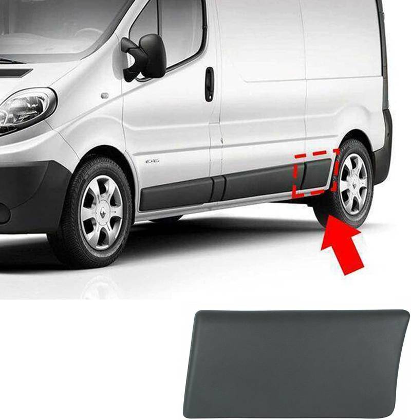 FINAO AUTOPARTS® - Leiste / Zierleiste hinten links für Renault Trafic II, Opel Vivaro und Nissan Primastar von FINAO AUTOPARTS