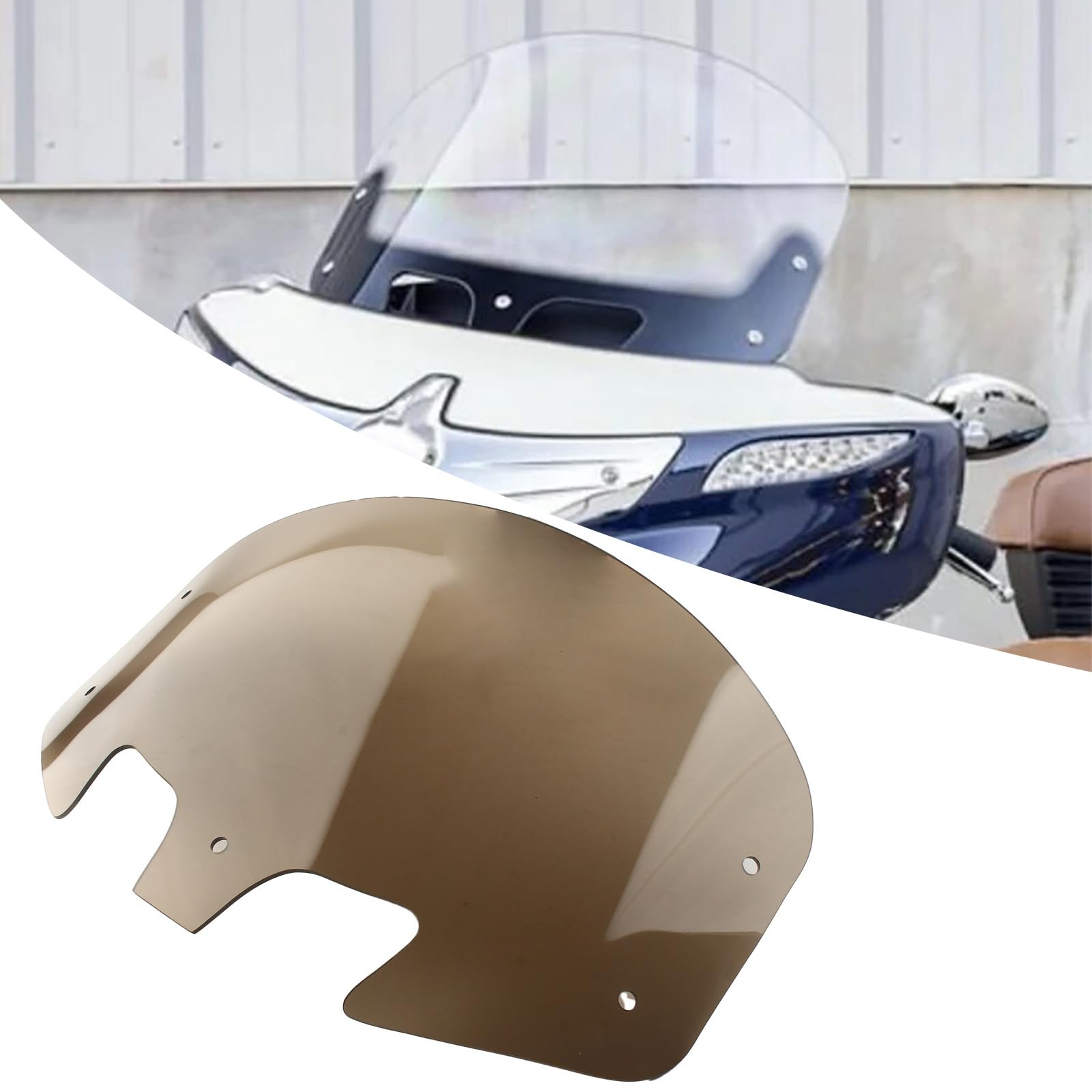 FINMOKAL ABS-Windschutzscheiben-Windabweiser-Verkleidung, kompatibel mit Indian Chieftain 2014–2019, Roadmaster 2015–2019 von FINMOKAL