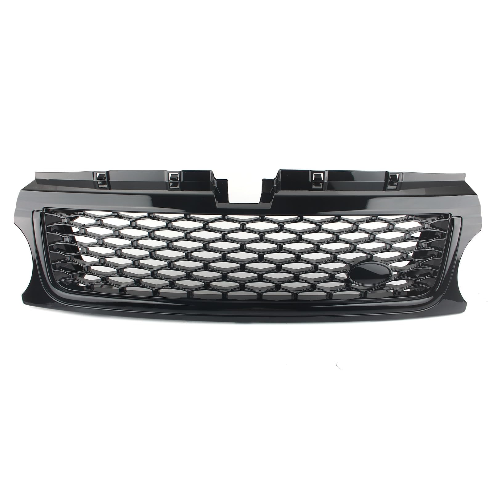 FINMOKAL Frontgrill, seitliche Luftschlitze, Grill passend für Land Range Rover Sport 2010-2013 Frontstoßstange, oberer Mittelgrill mit seitlichen Luftschlitzen, schwarz von FINMOKAL