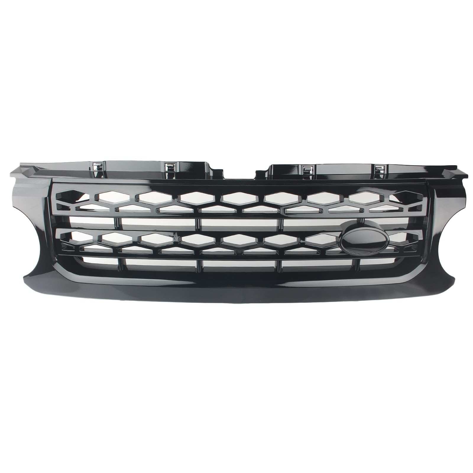 FINMOKAL Frontstoßstangengrill schwarz glänzend kompatibel mit Land Rover Discovery 4 10-13 LR4 von FINMOKAL