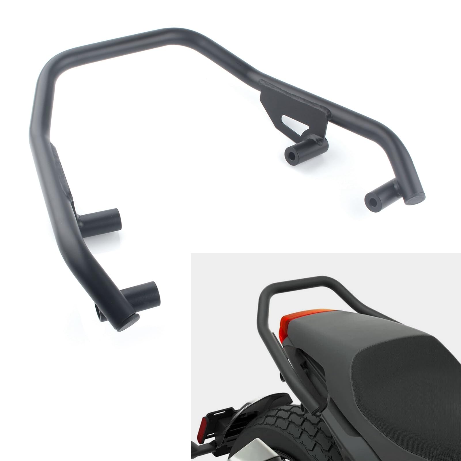 FINMOKAL Haltegriffe hinten Beifahrer Rücksitz Griff Armlehne Gepäckträger Unterstützung Kompatibel mit FTR1200 2019-2023 FTR S/FTR Sport/FTR Rally/FTR Carbon/FTR Championship Editing von FINMOKAL