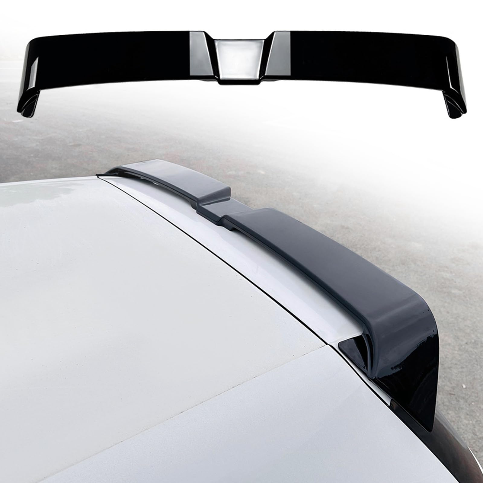 FINMOKAL Heckspoilerflügel für Heckscheibe, Dachspoiler Schwarz glänzend, kompatibel mit VW Golf 6 MK6 Normalmodell 2008-2013 von FINMOKAL