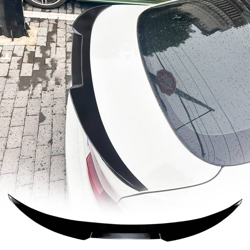 FINMOKAL Heckspoilerlippe schwarz glänzend kompatibel mit BMW 4er F36 4-Türer 2014-2020, M4-Stil von FINMOKAL