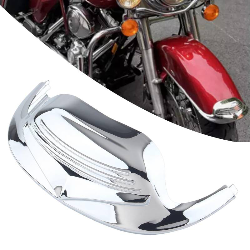 FINMOKAL Kotflügelspitzenverkleidung vorne kompatibel mit Harley Road King FLHR FL FLHTCUTG 1980-2013 FLSTC 1986-2008, Chrom von FINMOKAL