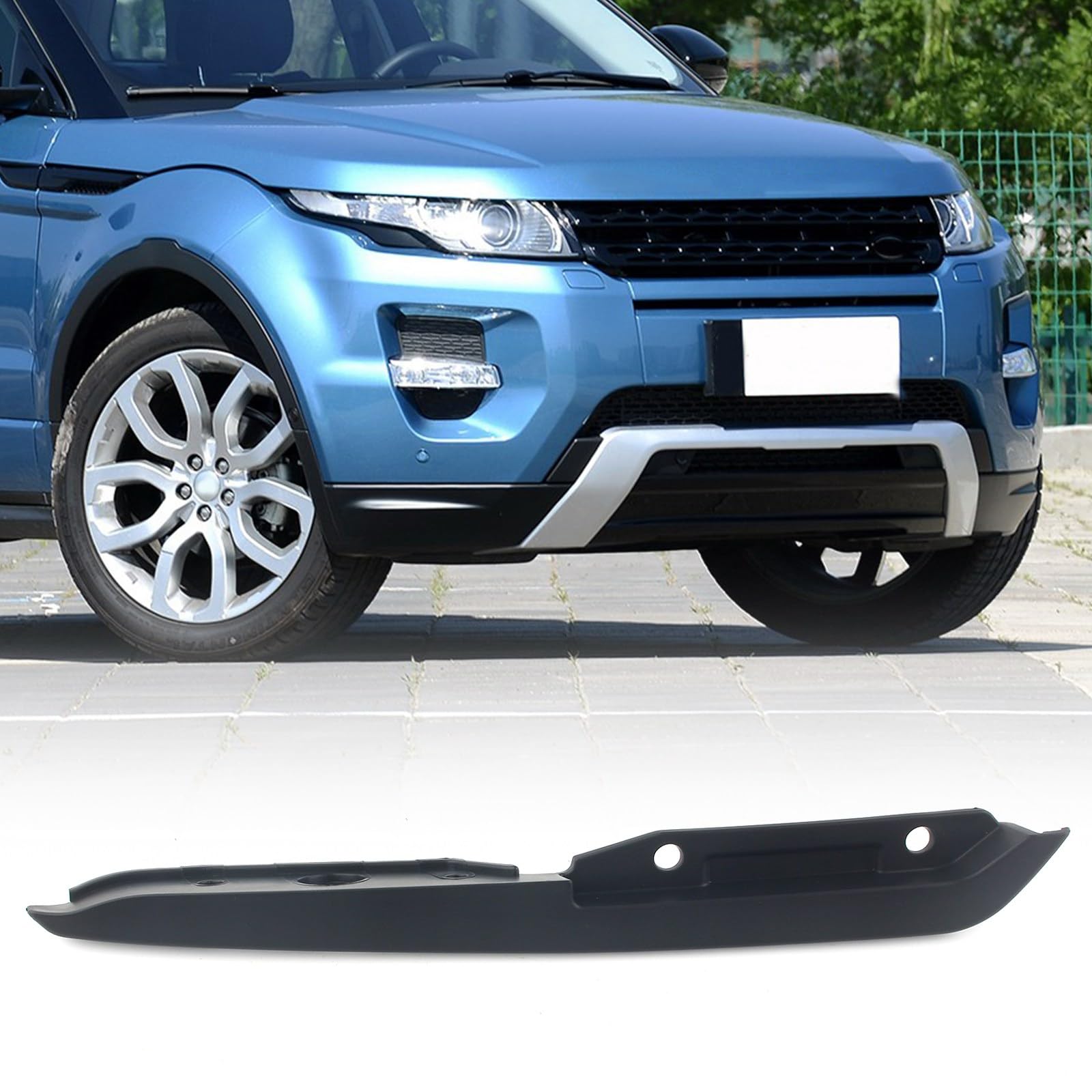 FINMOKAL Rechte Seite Frontstoßstange unten Deflektor Spoiler kompatibel mit Range Rover Evoque 2012–2015 Ersatz # LR027864 von FINMOKAL