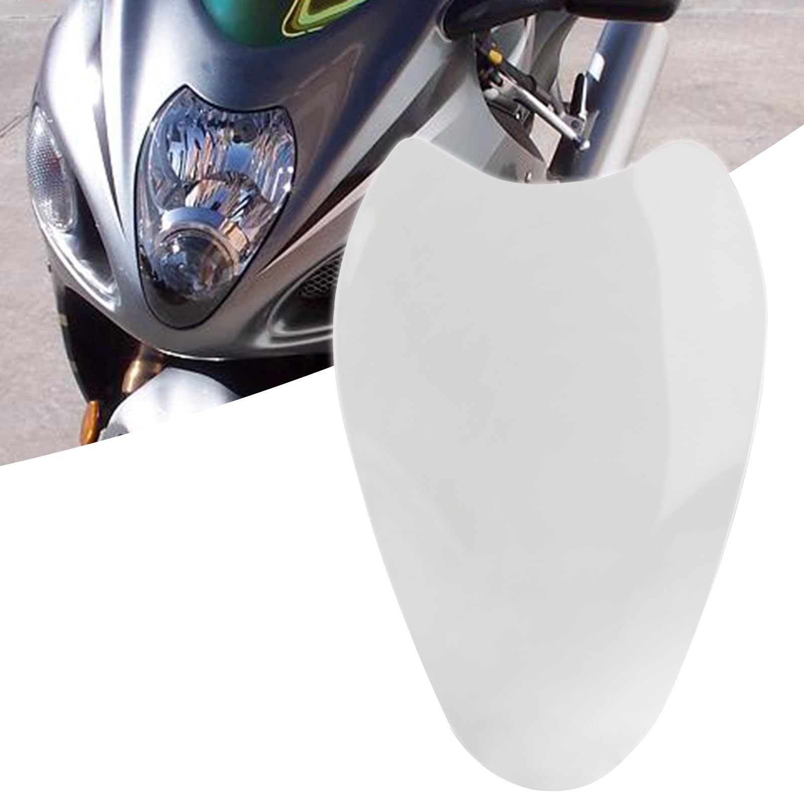 FINMOKAL Transparenter Frontscheinwerferschutz, kompatibel mit Suzuki GSX-R1300 GSXR1300 1999-2005 2006 2007 von FINMOKAL