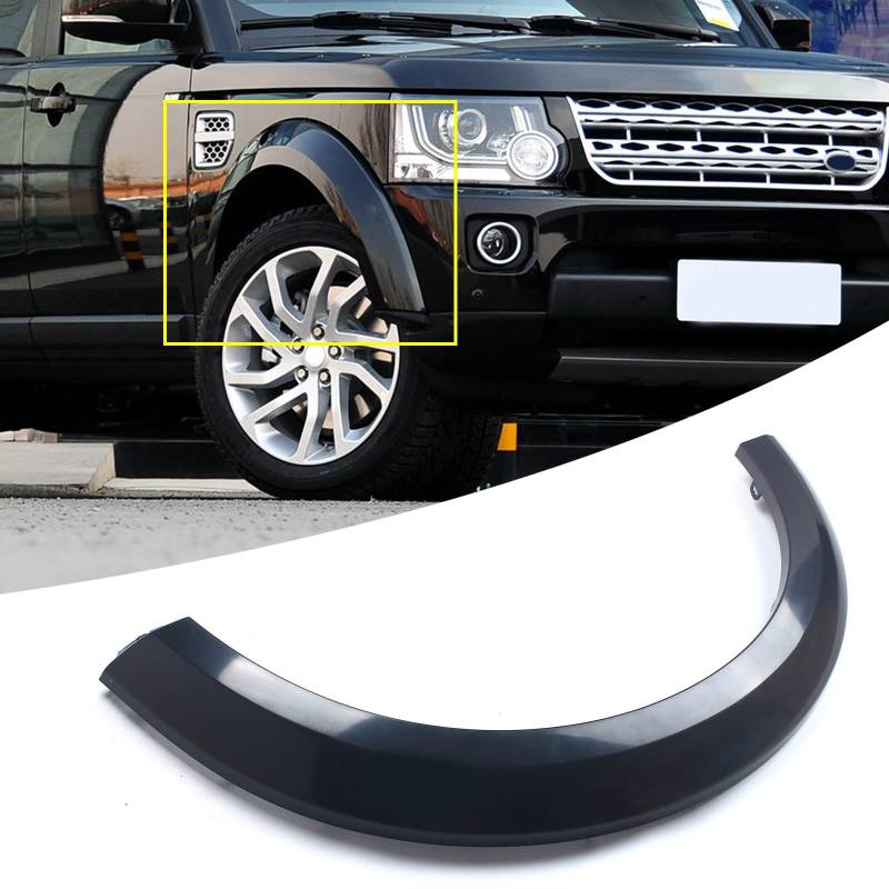 FINMOKAL Vordere rechte Seite, Kotflügel-Flare-Zierleiste mit Clips, kompatibel mit Land Rover LR3 Discovery 3 2005–2009 LR4 Discovery 4 2010–2016 LR010631 von FINMOKAL