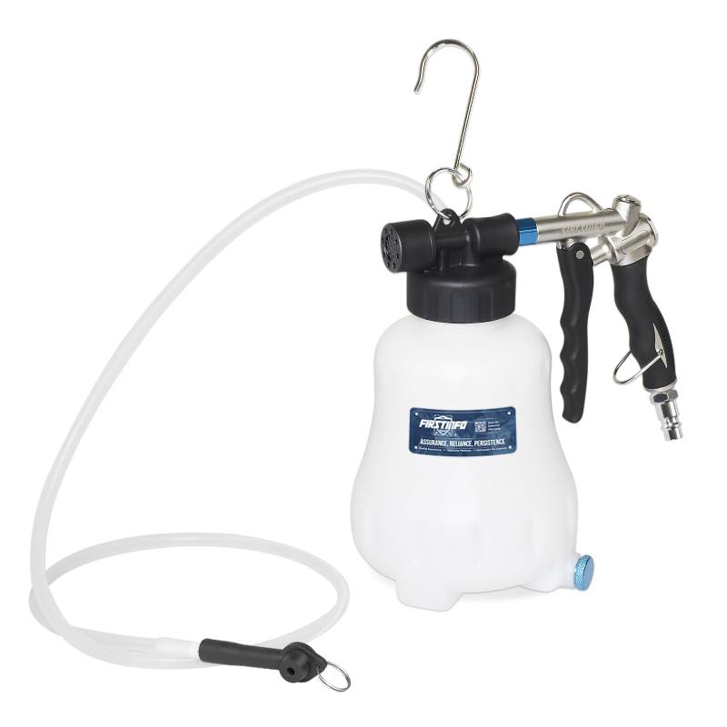 FIRSTINFO A1157EU | 1,1 Liter | Pneumatischer Bremsenentlüfter | Bremsflüssigkeitsextraktor | Auto Bremsenentlüfter | Ölwechselwerkzeug von FIRSTINFO TOOLS FIT YOUR NEEDS